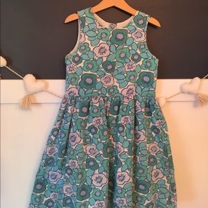 Mini Boden floral dress size 7/8